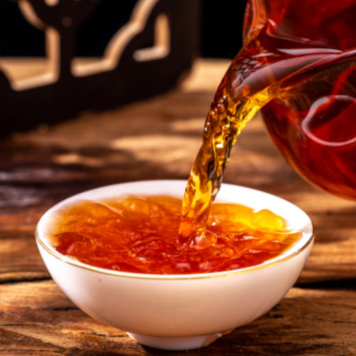 菜头商城有机古树纯料普洱熟茶 （小饼装）喜上眉梢 84g(7g/饼×12饼） 商品图1