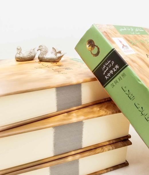 大中华文库：《金瓶梅》，全4册，精装16开本，中阿对照本，张洪仪译，中译出版社2017年版，2900多页，定价980，售价399元。 商品图3