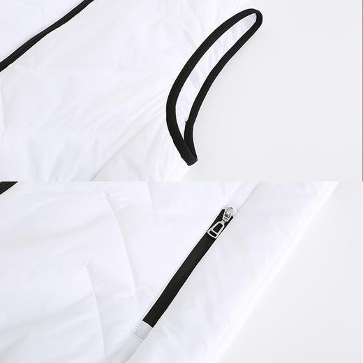 BLW-306A(PROSIMON高尔夫秋冬女清新色不对称绗线棉马夹） 商品图3