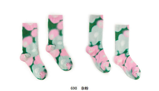 JNBY  22年秋款  休闲印花中筒袜子  6M9N10720 商品图5