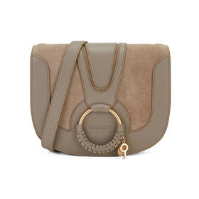 Chloe 蔻依 SEE BY CHLOE 女士拼接斜跨单肩马鞍包  CHS18AS896417