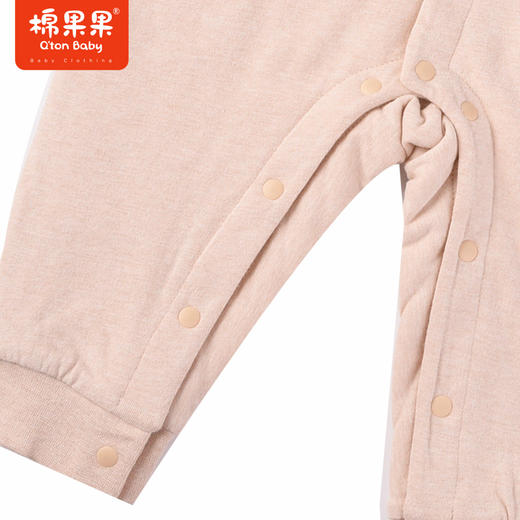 棉果果专柜同款冬季彩棉夹棉铺棉对开连体衣M401722822684 商品图2