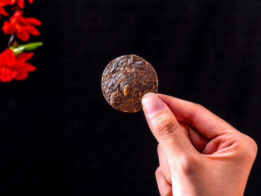 菜头商城有机古树纯料普洱熟茶 （小饼装）喜上眉梢 84g(7g/饼×12饼） 商品图4