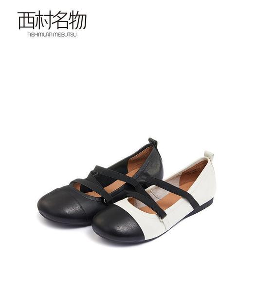 西村名物2022春季新款玛丽珍法式复古温柔气质仙女风奶奶鞋X22AE19241 商品图0