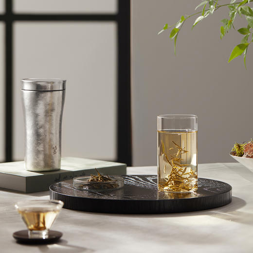 保鲜12h 茶水不变质 | 鸣盏 纯钛泡茶保温杯 茶水分离办公茶具钛杯MZ8007[福利品] 商品图5