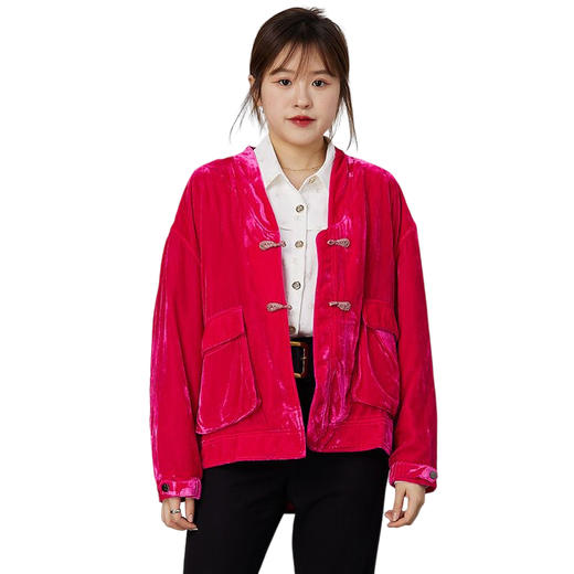 oldcolour2021秋商场同款休闲百搭气质外套上衣女N34042478 商品图4