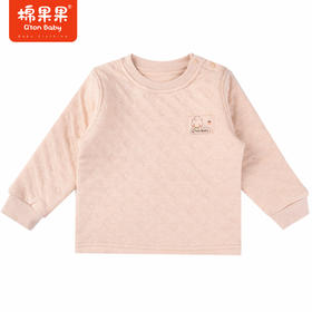 商场同款棉果果冬季两件套男童女童空气层套头套装保暖舒适M401302622686