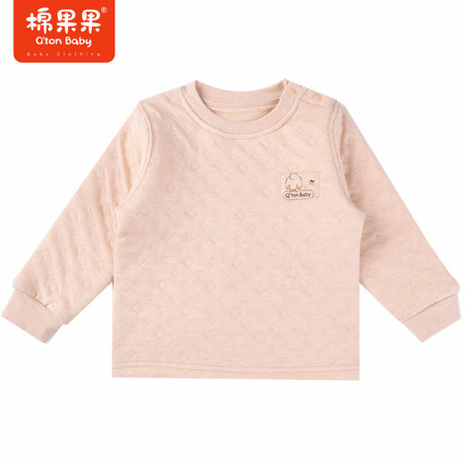 商场同款棉果果冬季两件套男童女童空气层套头套装保暖舒适M401302622686 商品图0