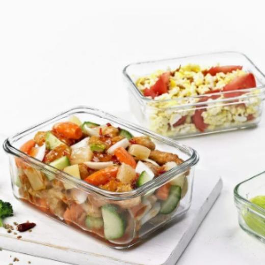 Glasslock进口长方形耐热玻璃饭便当盒微波炉密封冰箱收纳保鲜盒 商品图6