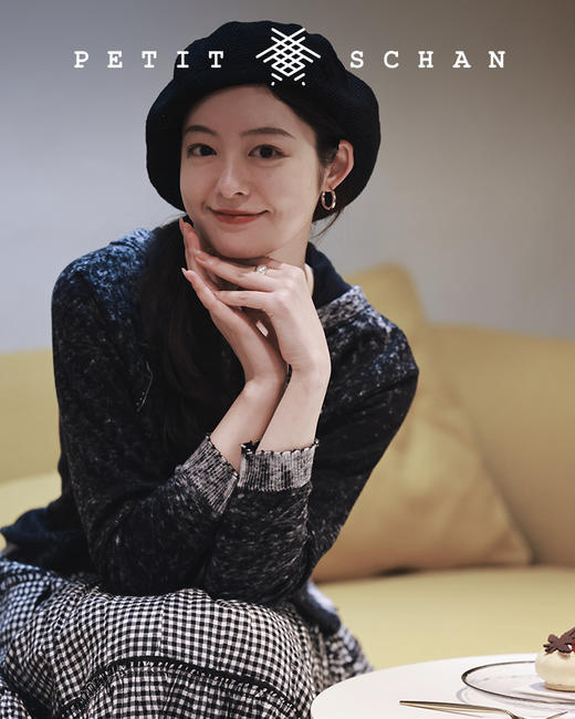 PETIT SCHAN小闪 CLO#052 Dirty Sweater 羊绒棉 印染带帽针织衫 商品图5