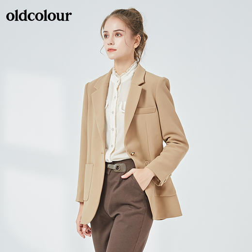 oldcolour2021秋季商场同款时尚百搭通勤西装外套N34048439 商品图2