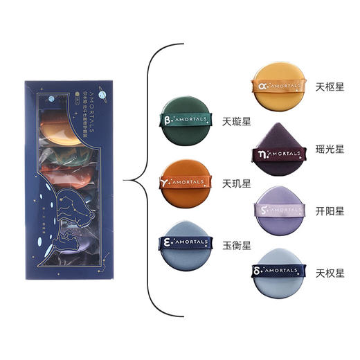 [白鹿同款]尔木萄气垫粉扑组合装超软不吃粉美妆蛋海绵粉扑套装 心选到家 商品图4