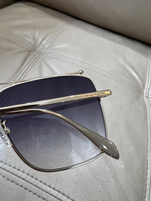 912-4骨折清 MCQ金属双梁 大框彩色半透镜片 秋冬款墨镜太阳镜 商品图4