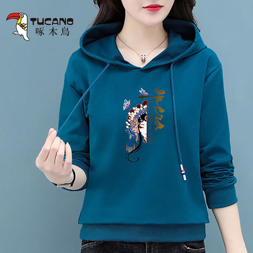 TZW-啄木鸟春秋运动连帽卫衣女 商品图8