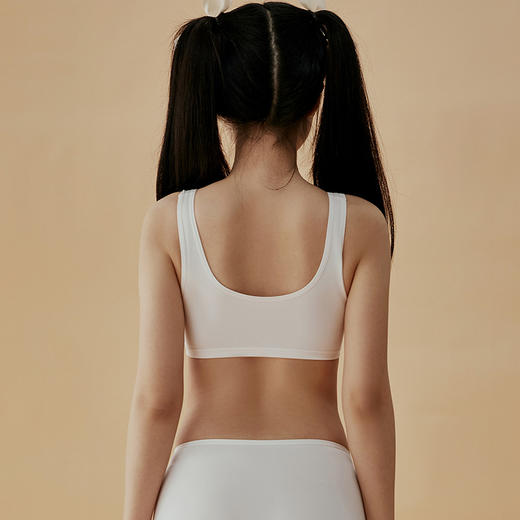 都市丽人少女三步优选成长一阶无尺码内衣棉质超薄夹棉杯少女文胸无排扣无钢圈BB26A2 商品图2