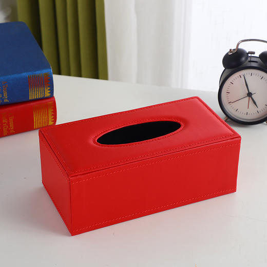 仿皮纸巾盒 商品图2
