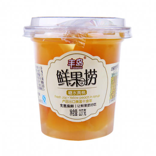 丰岛鲜果捞 精选黄桃罐头 227g 商品图0