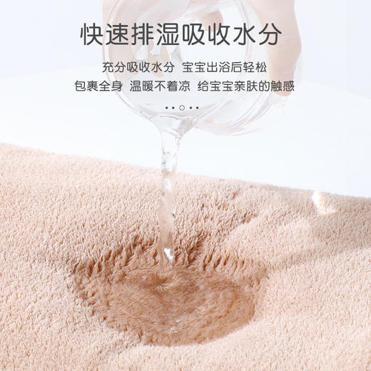 儿童浴巾连帽斗篷披风爆款婴儿带帽浴袍卡通宝宝珊瑚绒儿童浴巾 商品图3