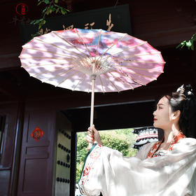 牛首山文创梦回金陵古风文艺汉服搭配油纸伞金陵小城文创绢伞防雨防晒古典伞