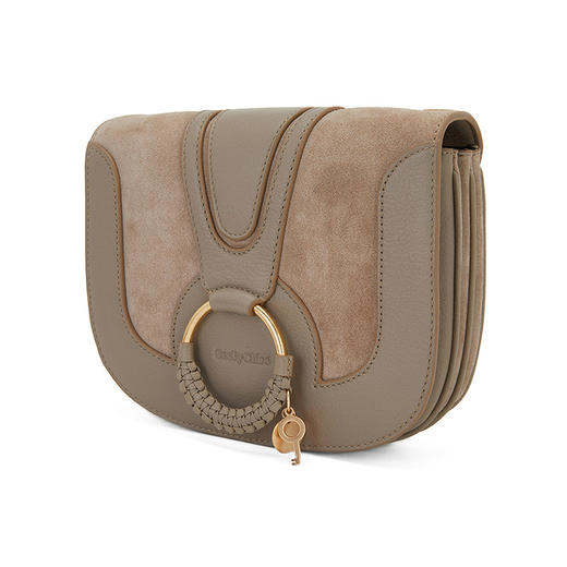 Chloe 蔻依 SEE BY CHLOE 女士拼接斜跨单肩马鞍包  CHS18AS896417 商品图1