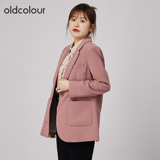 oldcolour2021秋商场同款甜美休闲气质高级感西装外套N34048439A 商品图1