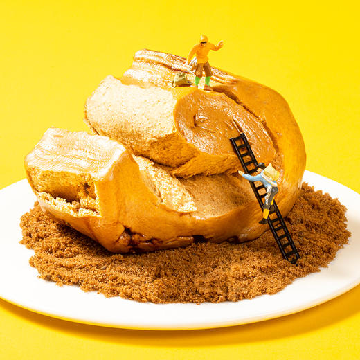 广州酒家 红糖手撕馒头390g*2袋装方便食品早餐包子广式早茶点心 商品图5