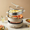 【小程序】小熊电热火锅 DHG-C40W2 米白色 煮锅+煎锅+蒸笼 商品缩略图0