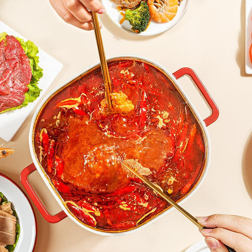 好人家手工牛油老火锅底料麻辣400克 商品图2