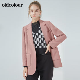 oldcolour2021秋季商场同款时尚百搭通勤西装外套N34048439