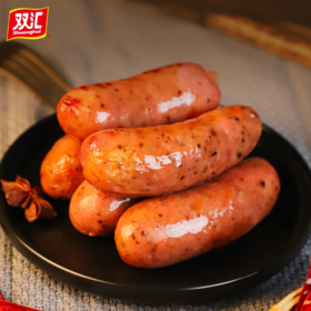 【9.16爱逛直播】500g 散双汇小香肠(奥尔良风味/原味)(3支装)/散双汇地道肉肠（原味/黑胡椒味）