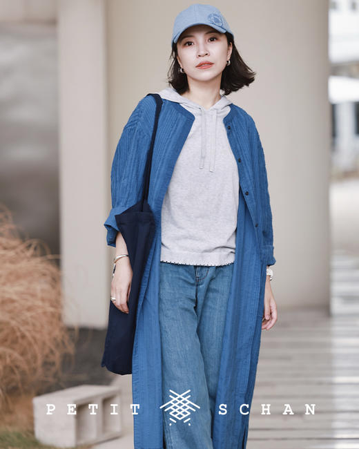 PETIT SCHAN小闪 CLO#052 Dirty Sweater 羊绒棉 印染带帽针织衫 商品图2