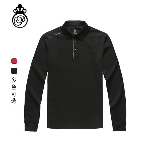 BLW-005A(PROSIMON高尔夫秋冬男款长袖压胶复合工艺POLO衫） 商品图0