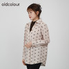 oldcolour2021秋商场同款翻领气质长袖衬衫女通勤N34013404 商品缩略图1