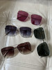 912-4骨折清 MCQ金属双梁 大框彩色半透镜片 秋冬款墨镜太阳镜 商品缩略图1