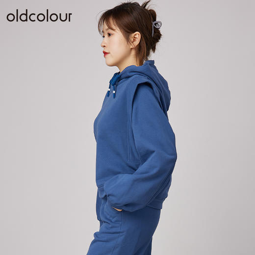 oldcolour商场同款设计感小众休闲减龄宽松遮肉显瘦卫衣女N34023465 商品图1