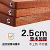 苏泊尔（SUPOR）进口乌檀木切菜板和面板案板家用长方形实木砧板切菜剁骨擀面切水果无缝无胶40*28*2.5  中号W402825AC1 商品缩略图5