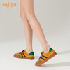 Safiya/索菲娅 2022秋季新品棒球鞋女网红新款百搭休闲绒面透气拼色德训鞋 SF23112429 商品缩略图3
