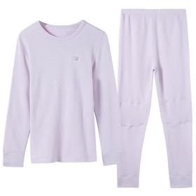 【阿米诺羊毛3.5X】SCHIESSER德国舒雅童装女童圆领阿米诺3.5X加绒加羊毛长袖长裤保暖套装36/15919W