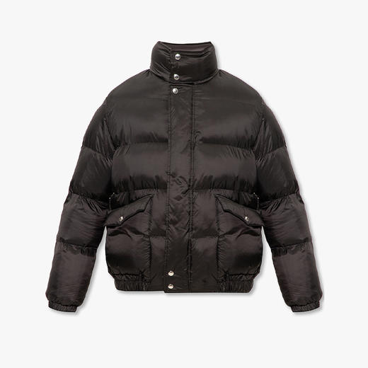 ALEXANDER MCQUEEN 亚历山大.麦昆 男士字母徽标涂鸦绗缝羽绒服棉服 黑色 659318 QTR30 1080 商品图0