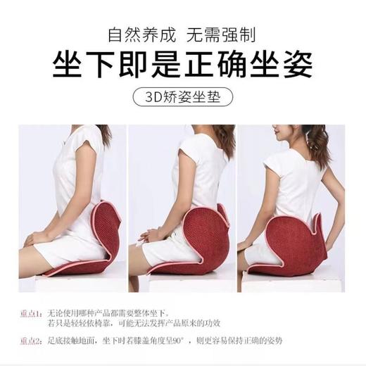 花瓣坐垫办公室久坐不累椅子神器座垫护腰矫正坐姿学生屁垫腰靠垫 商品图5