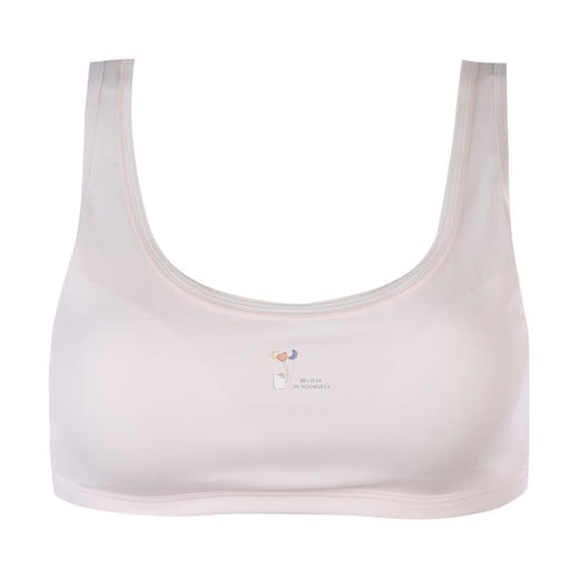 都市丽人少女三步优选成长一阶无尺码内衣棉质超薄夹棉杯少女文胸无排扣无钢圈BB26A2 商品图5