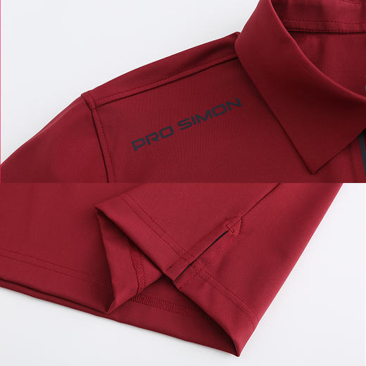 BLW-005B(PROSIMON高尔夫秋冬男款长袖压胶复合工艺POLO衫） 商品图3