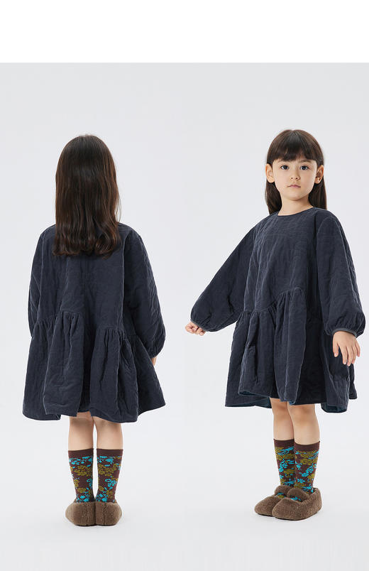 JNBY  22年秋款  保暖长袖连衣裙  1M9G12120 商品图7