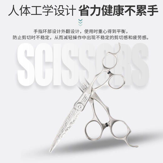 日本水谷 平剪  MIZUTANI剪刀SWORD DAMA D-07  半手型手柄/多角度去量操作/锋利/修饰剪/半手型/平剪/7.0 商品图4