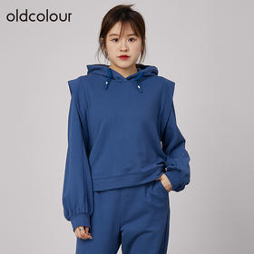 oldcolour商场同款设计感小众休闲减龄宽松遮肉显瘦卫衣女N34023465