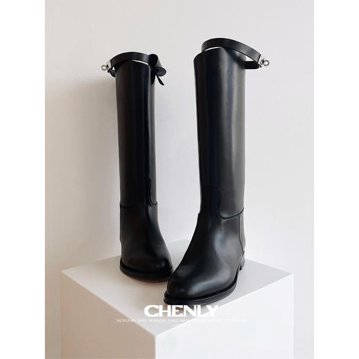 CHENLY｜高定品相经典KELLY骑士靴 商品图0