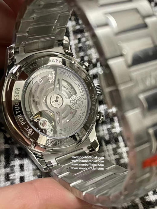 葡计2022经典大作，NOOBFactory推出IWC万国葡萄牙系列计时腕表首款精钢表链款式IW371617。 商品图12