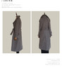 Famecoco范可儿毛呢外套显瘦中长款呢子大衣F198AC126 商品缩略图6