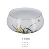 茶洗青花陶瓷水洗碗洗茶功夫茶具茶道配件新款茶洗茶杯碗茶洗 兰有香神韵茶洗 商品缩略图1