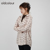 oldcolour2021秋商场同款翻领气质长袖衬衫女通勤N34013404 商品缩略图2